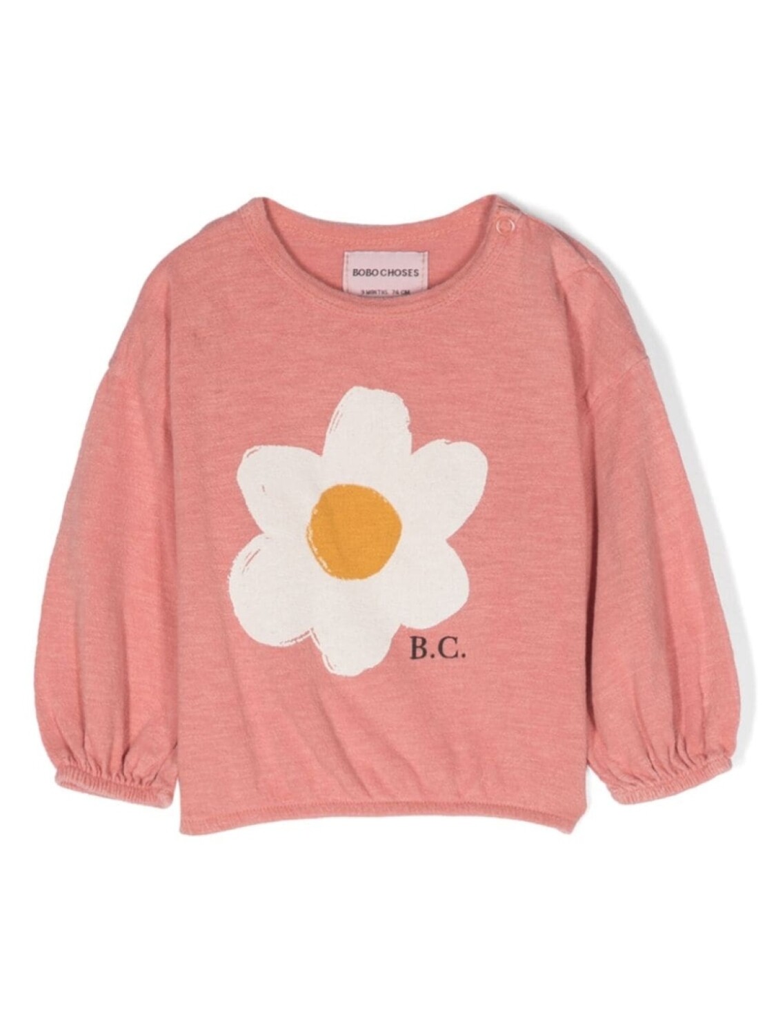 

Bobo Choses толстовка Big Flower Girl из органического хлопка, оранжевый
