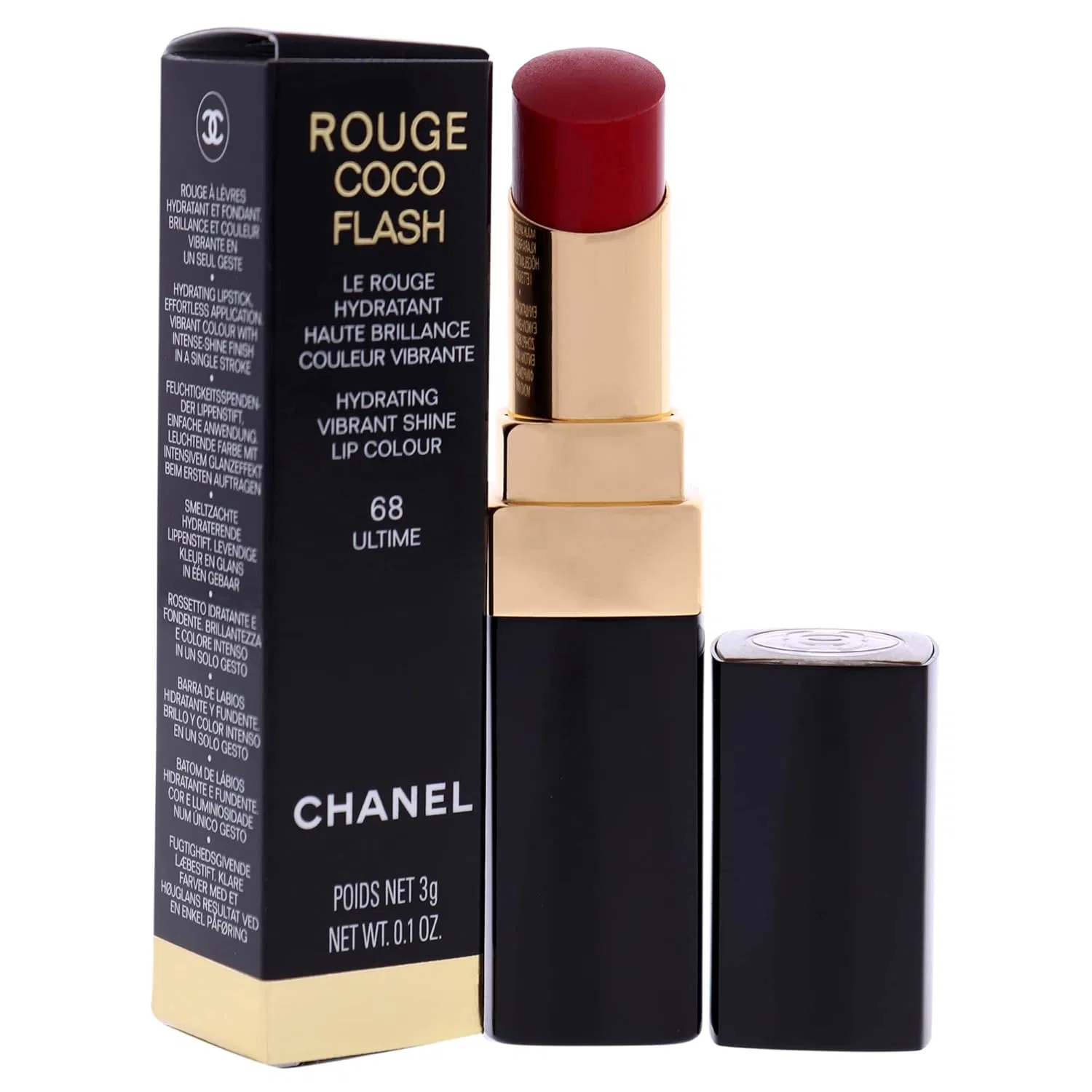 Помада Rouge Coco Flash «68-Ultime» от DIOR Chanel, 42 - Ultime — фото 3