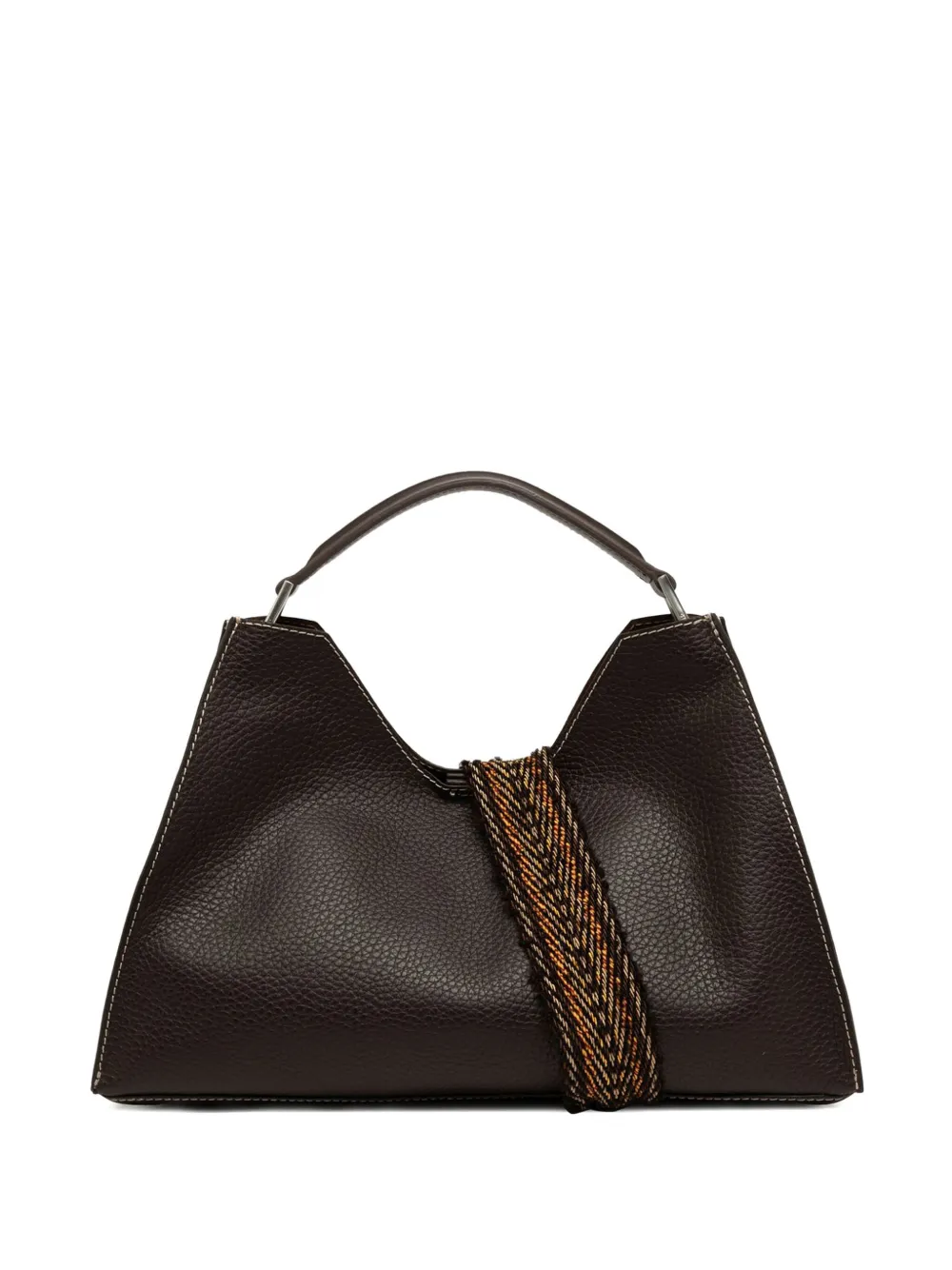 

Трапециевидная кожаная сумка-тоут Aurora GIANNI CHIARINI, коричневый