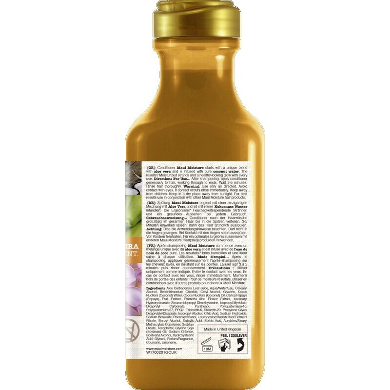 Уход за локонами + кондиционер с кокосовым маслом Maui Moisture, 385 ml — фото 2