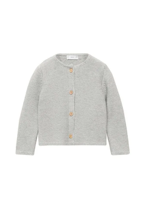 Детский кардиган Mango Kids, Mottled Grey