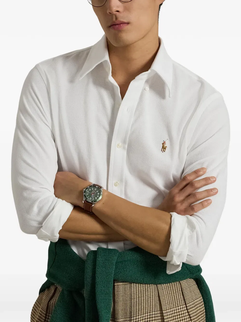 Рубашка с длинными рукавами на пуговицах Polo Ralph Lauren, белый — фото 3