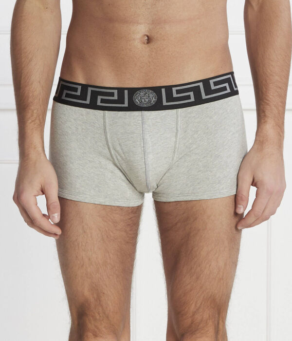

Боксеры Versace с логотипом, серый