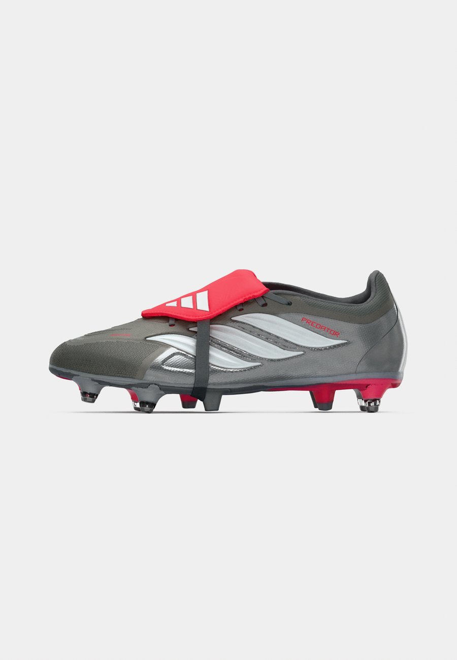 Кроссовки Adidas Performance PREDATOR LEAGUE FOLD OVER TONGUE SOFT GROUND, Iron Metallic/Metallic/Lucid Red/Metallic Grey — фото 2