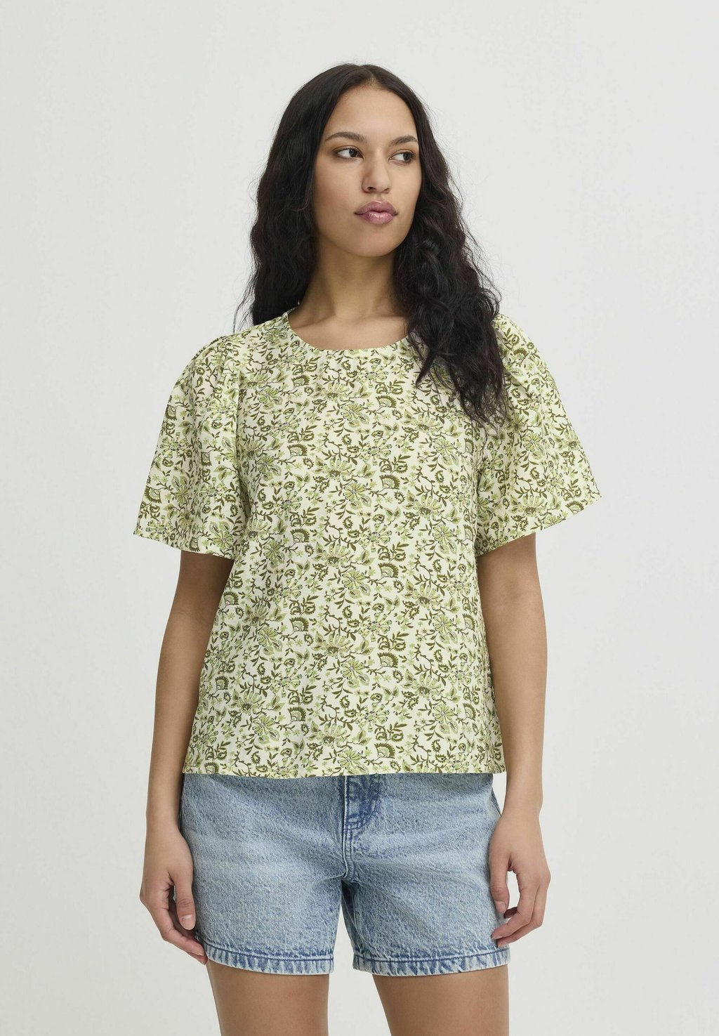 

Блуза IXHARPER - Print T-shirt ICHI, мультиколор