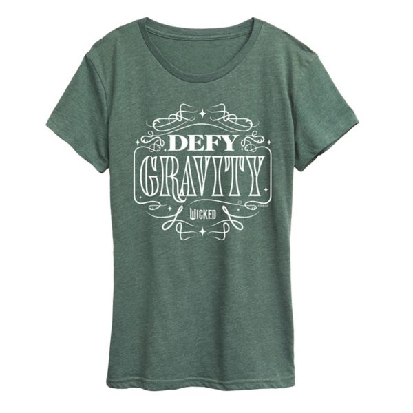 

Женская футболка Wicked Defy Gravity Licensed Character, зеленый