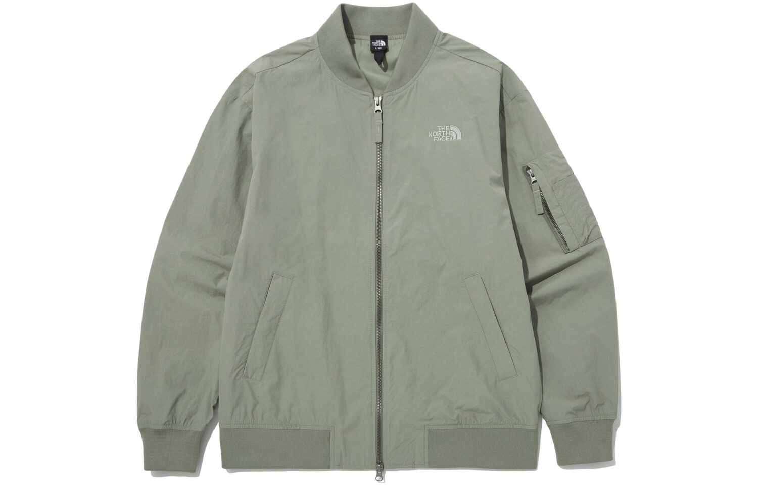 

Куртка унисекс зеленая The North Face, зеленый