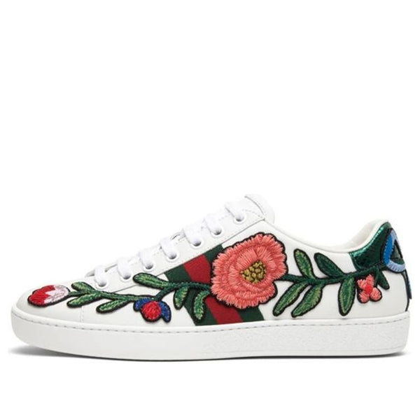 Кроссовки ace embroidered Gucci, белый