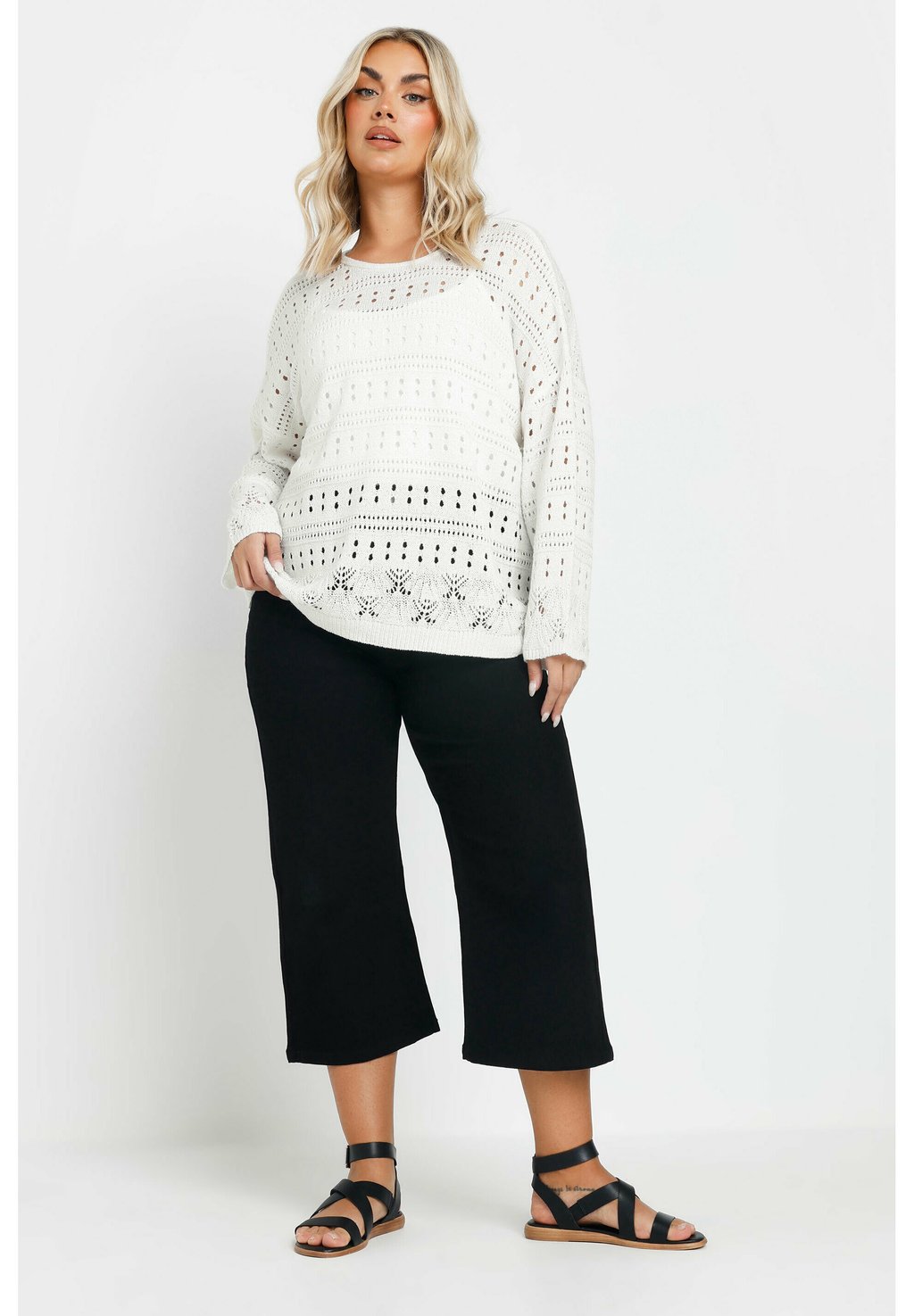 

Джемпер POINTELLE Yours Clothing, белый
