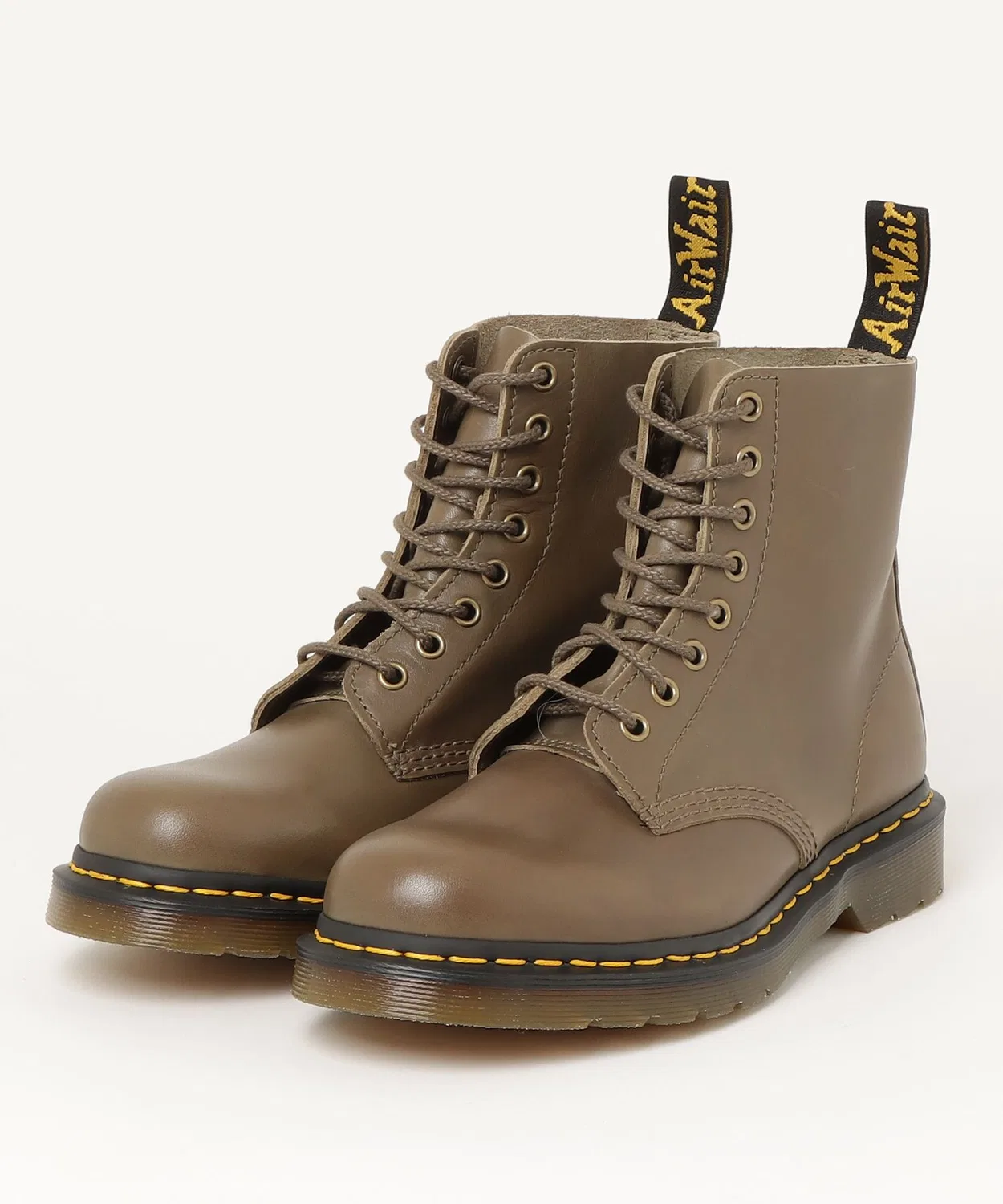 Ботинки Dr.Martens 1460 Pascal Carrara кожаные оливковые