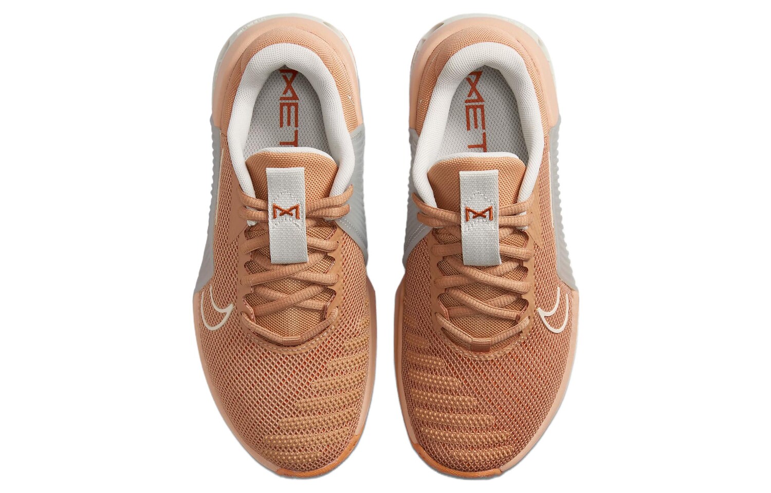 Кроссовки Nike Metcon 9 Женские, Янтарно-коричневый/Светлая кость/Зеленая слюда/Лед гуавы — фото 4