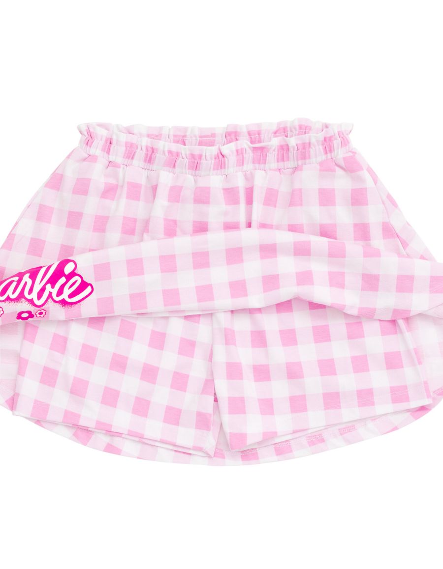 Комплект из двух юбок-шорт для девочек Barbie, Pink — фото 2