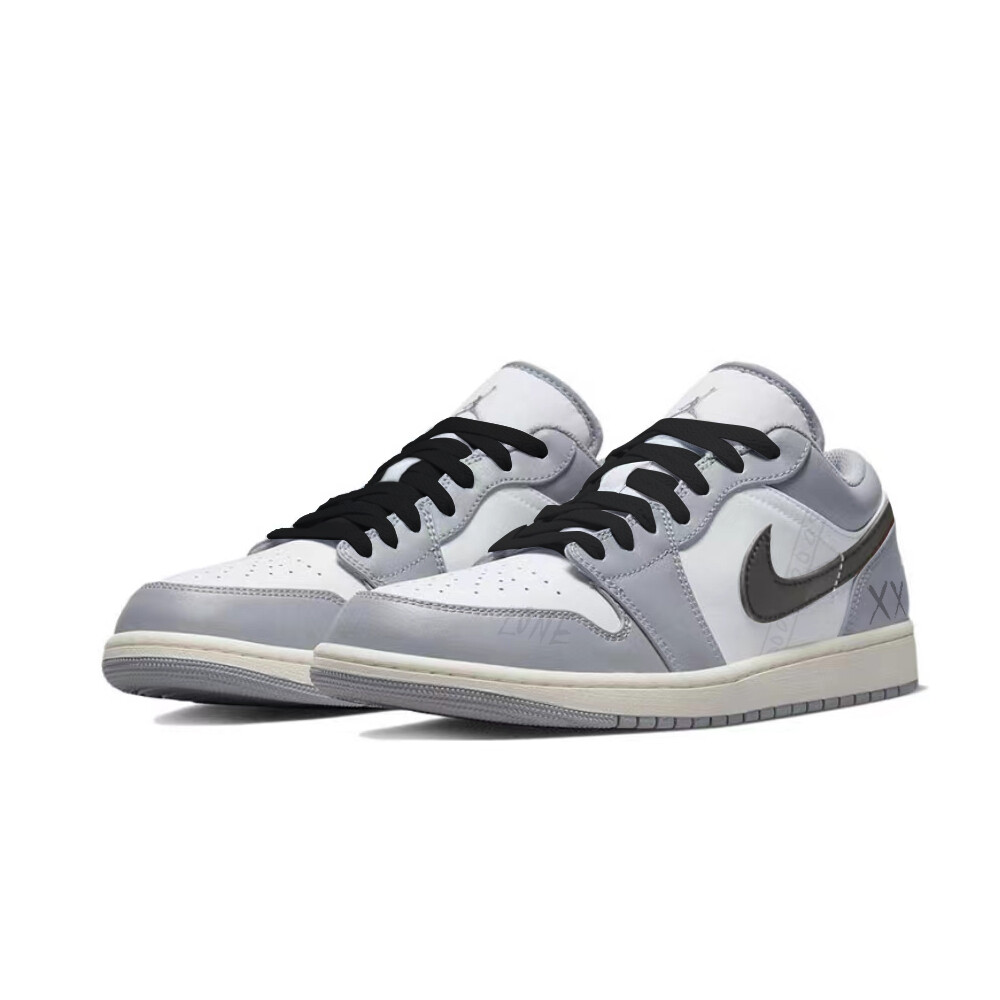 Jordan Air Jordan 1 винтажные баскетбольные кроссовки мужские, Gray — фото 4