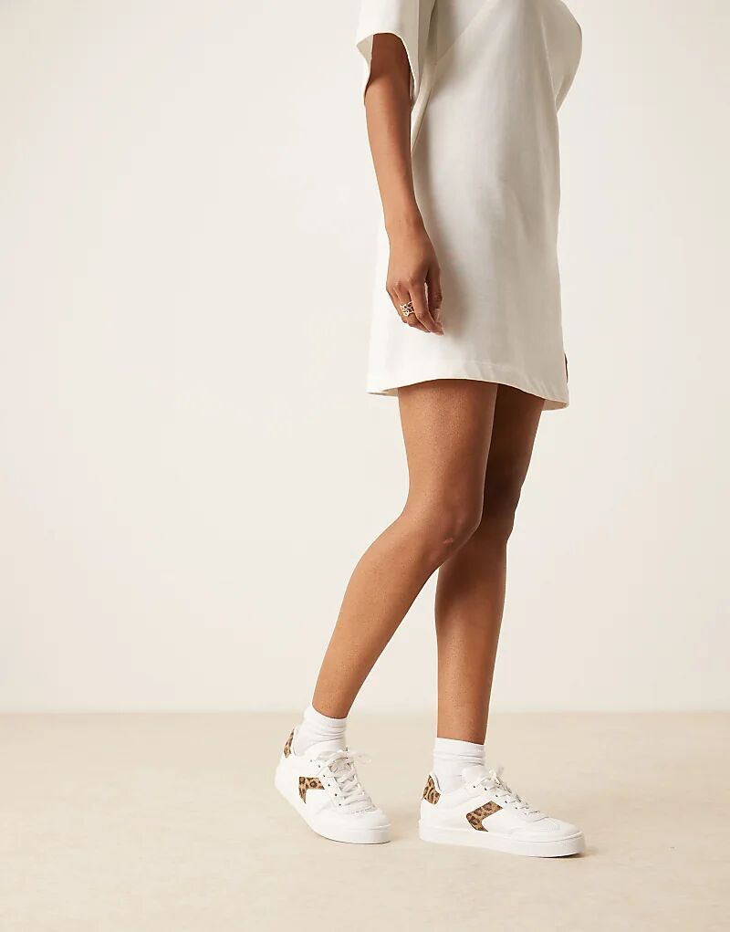 Белые кроссовки Drift на шнуровке ASOS DESIGN — фото 3