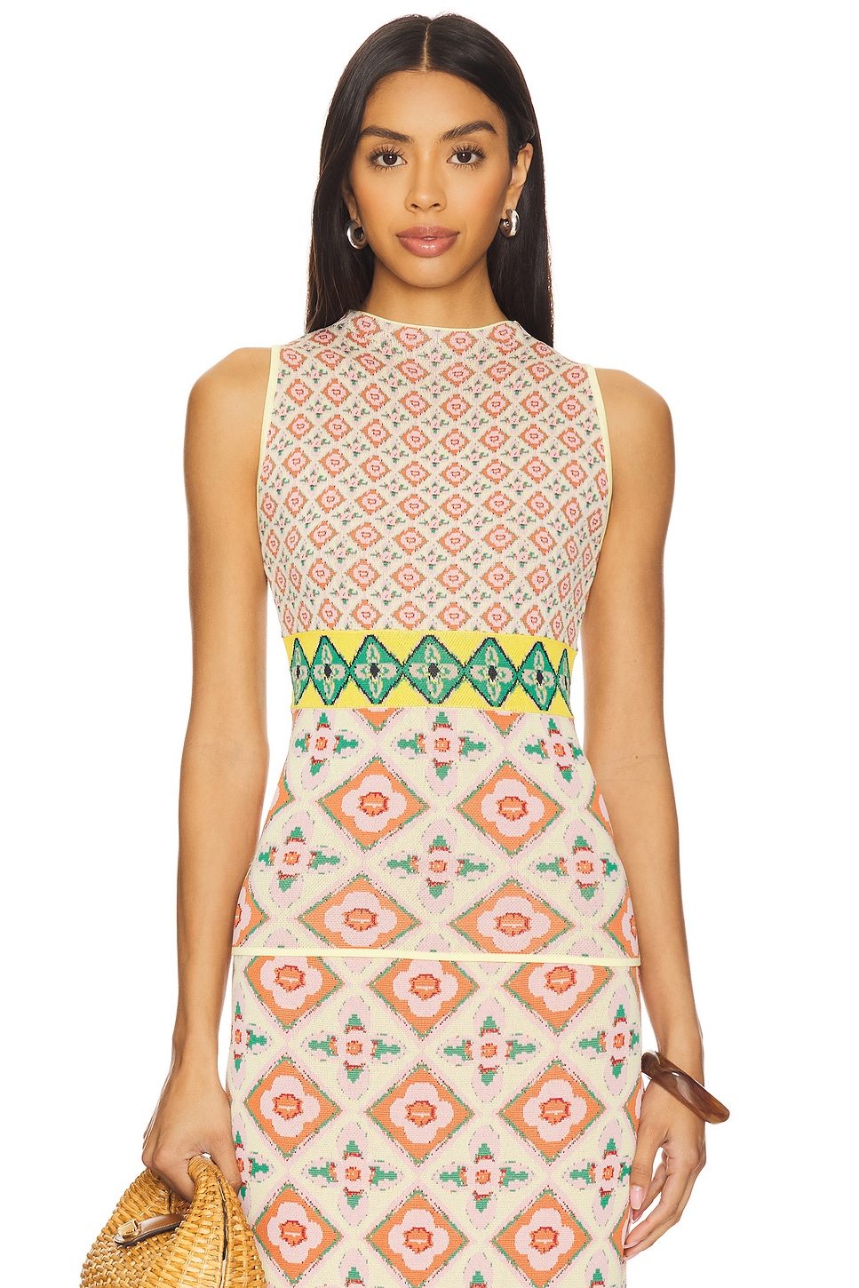 

Топ Lona Misa Los Angeles, floral block