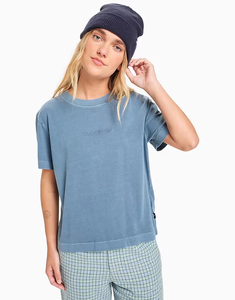 

Футболка Essential с короткими рукавами, цвет «китайский синий» Quiksilver, Синий, Футболка Essential с короткими рукавами, цвет «китайский синий» Quiksilver