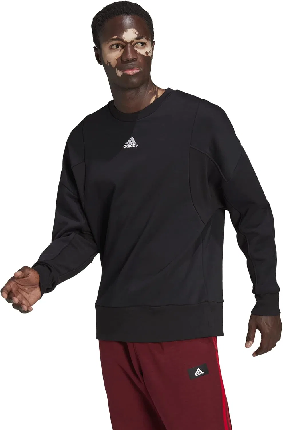 Adidas Originals Мужской флисовый свитер Adidas Studio Lounge, черный