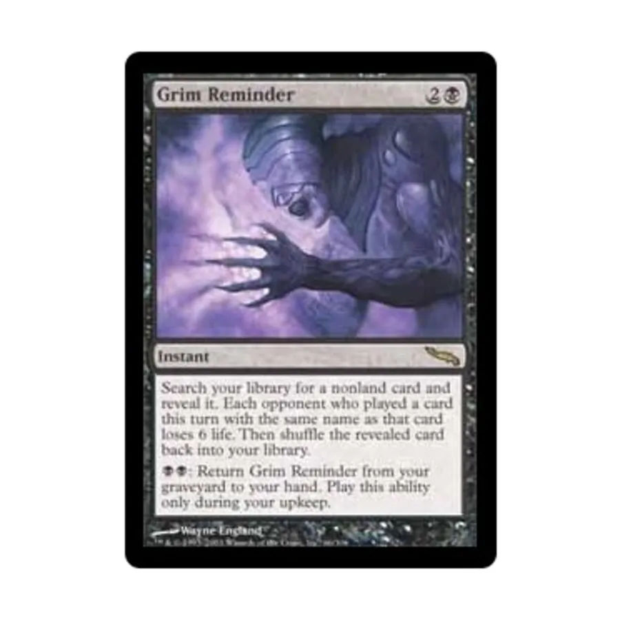 

CCG Мрачное напоминание (клавиша R), MTG - Mirrodin