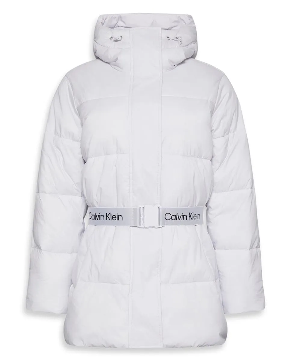 

Женская пуховая куртка с поясом Calvin Klein Jeans, сиреневый