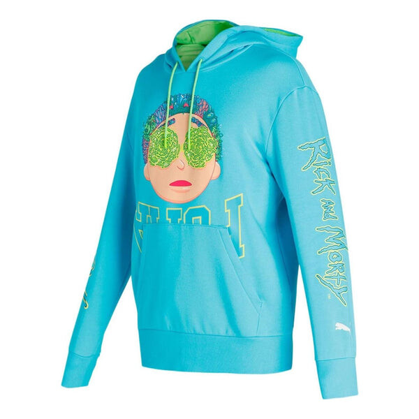 

Толстовка x rick and morty basketball hoodie 'blue' Puma, синий