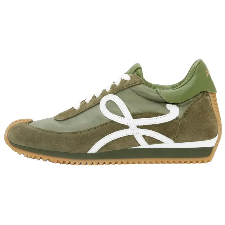 LOEWE Flow Runner Lifestyle Shoes Men Low-top Olive Green
