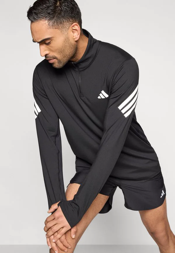 Футболка с длинными рукавами на молнии adi365 Adidas Performance, Black — фото 4