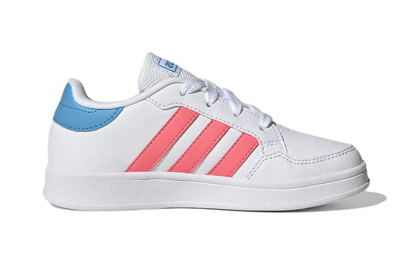 Кроссовки adidas Breaknet J 'White Acid Red', белый — фото 2