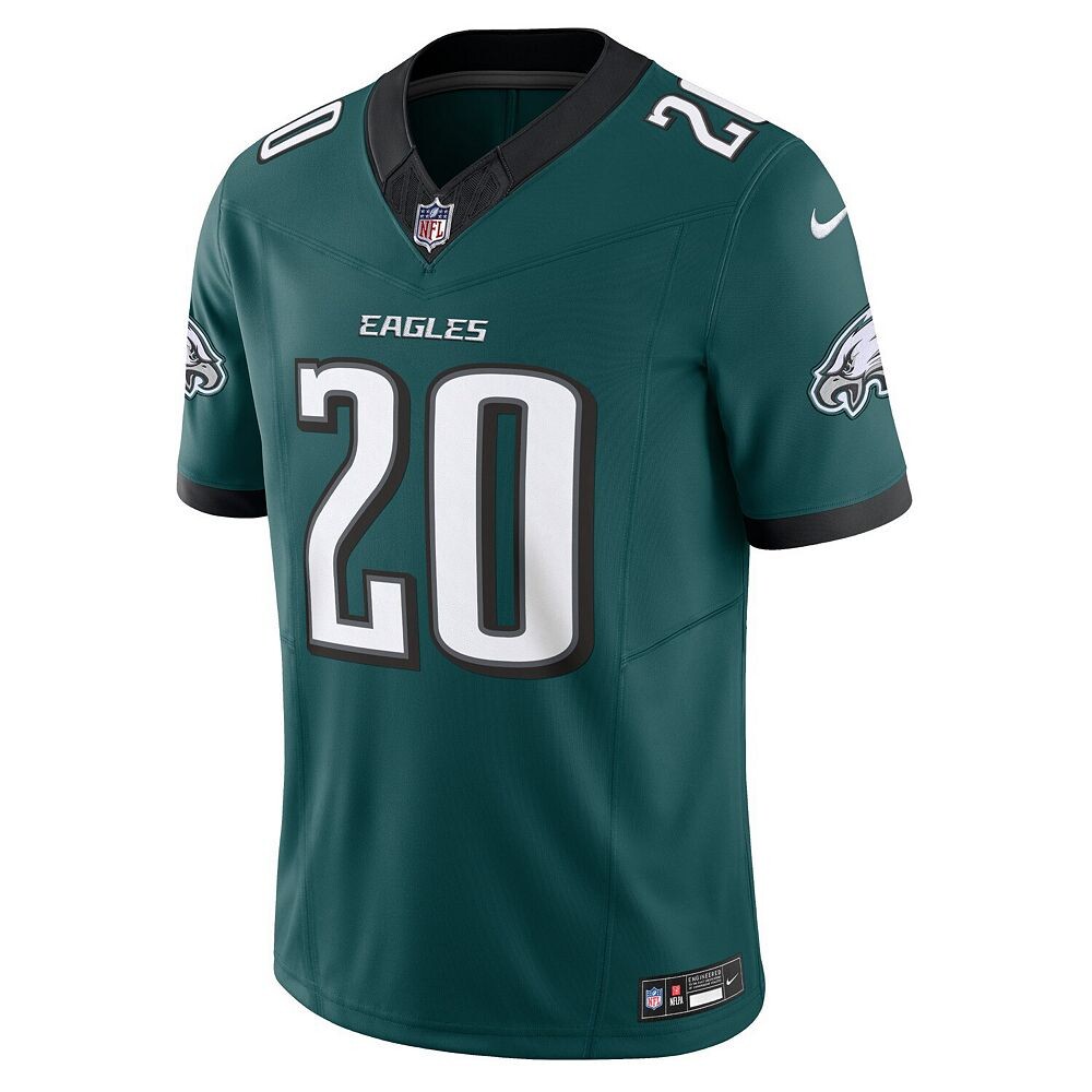 Мужские кроссовки Nike Brian Dawkins Midnight Green Philadelphia Eagles Vapor F. Ограниченный Джерси, цвет Eag Green — фото 3