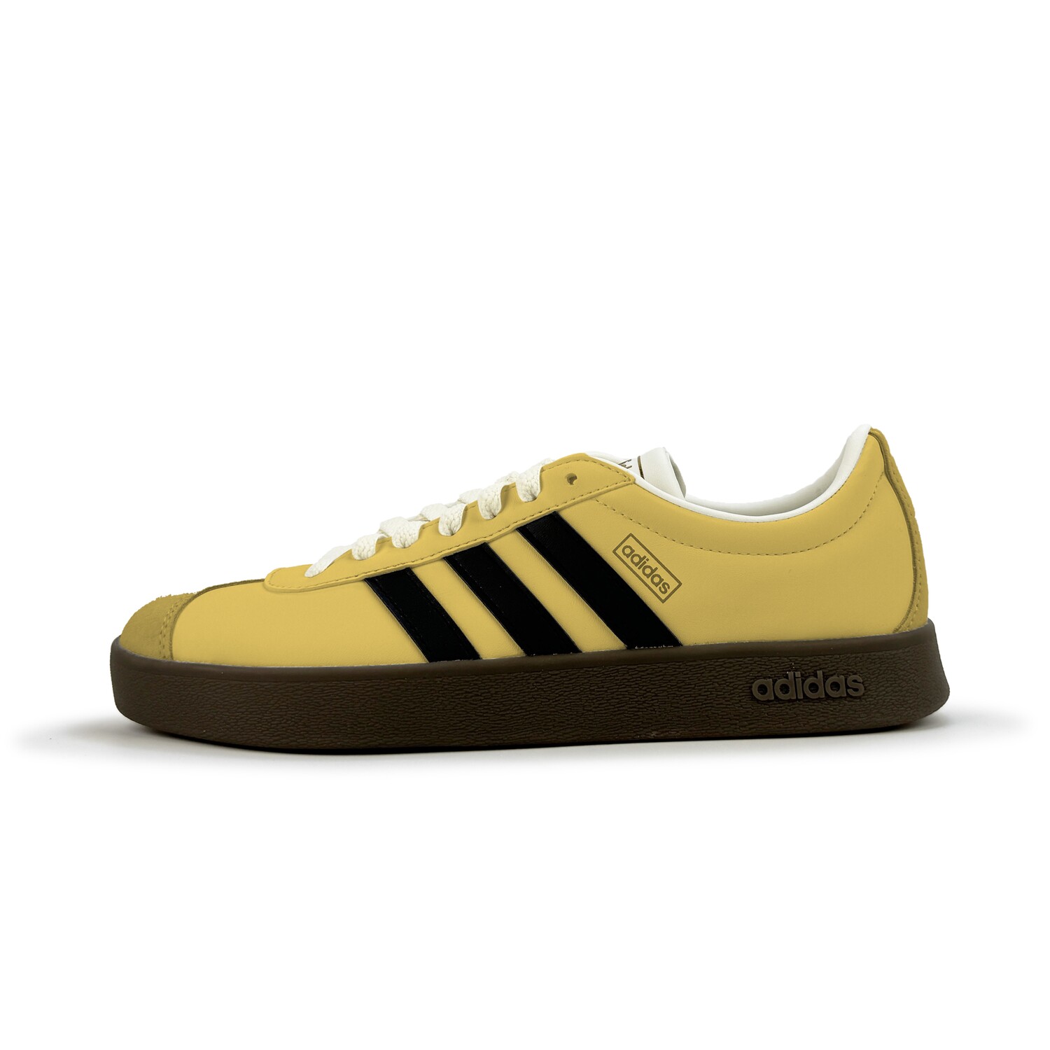 

Кроссовки adidas Vl Court Skateboarding Shoes Unisex Low-top Black/yellow, черный/желтый