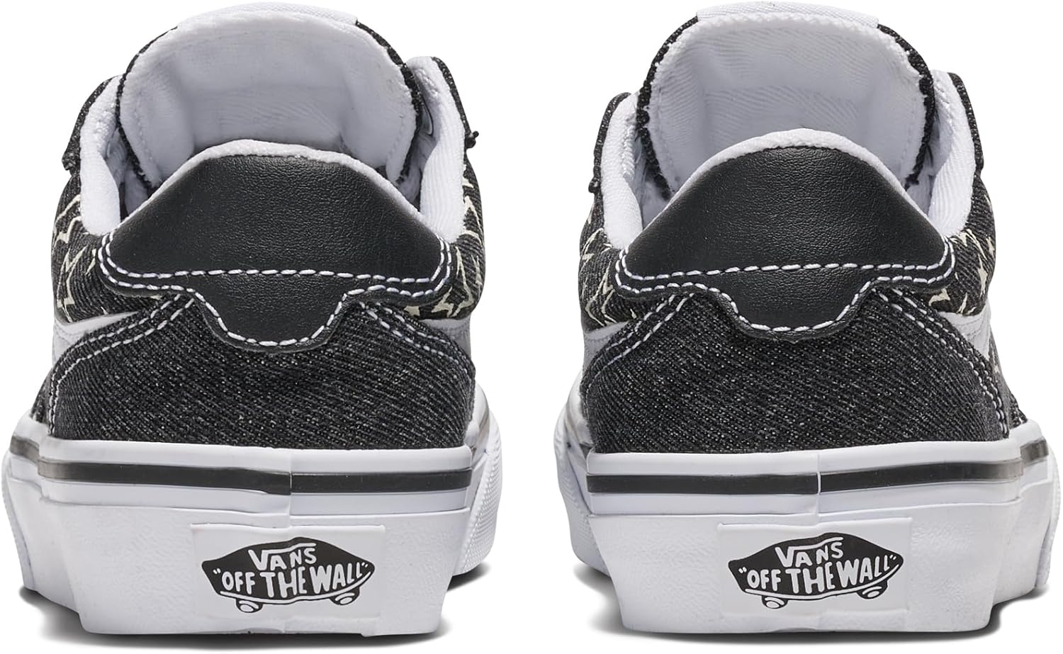 Vans Girls Brooklyn Ls Shoe | Детские низкие кроссовки для школы и моды, повседневная детская обувь, Stars Black — фото 3