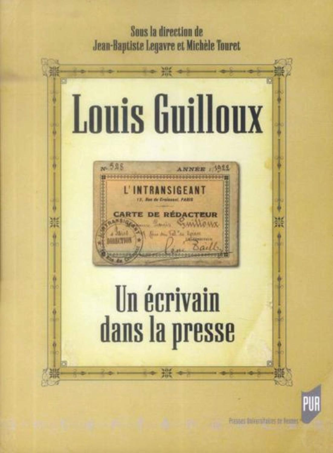 

LOUIS GUILLOUX (PU RENNES)