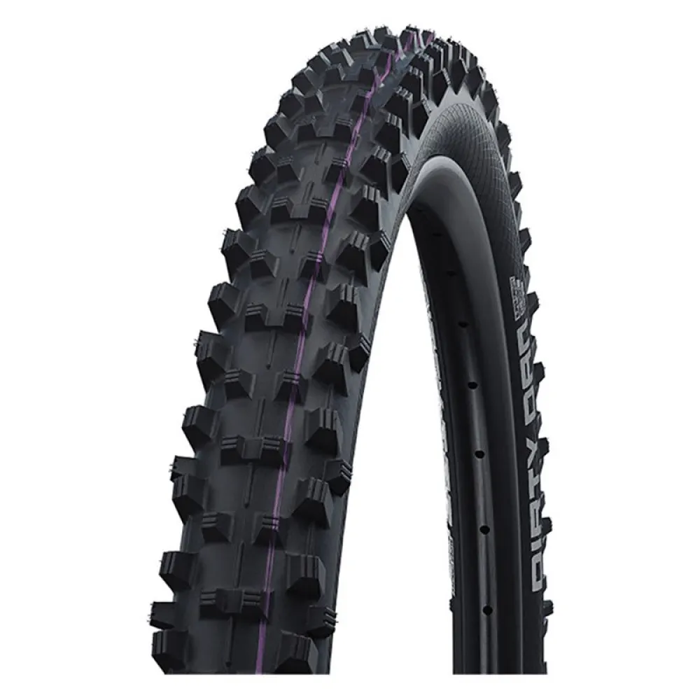 

Шина для горного велосипеда Schwalbe Dirty Dan Super Gravity Addix Ultra Soft Tubeless 27.5´´ x 2.35, черный