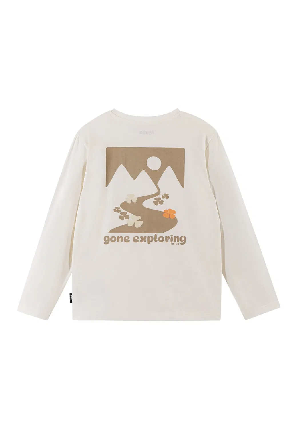 Свитшот из органического хлопка Reima, off white — фото 2