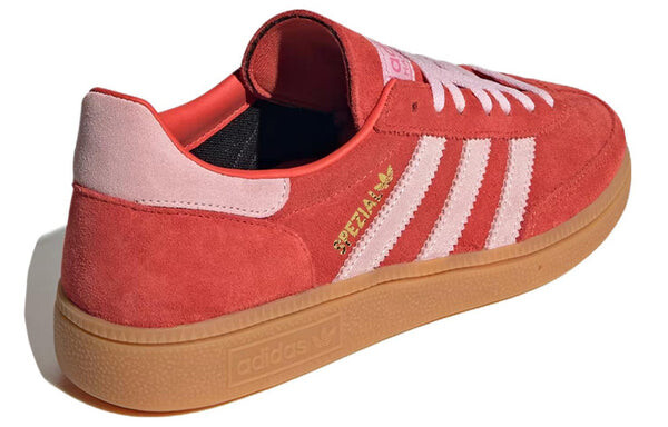 Кроссовки (WMNS) adidas Handball Spezial 'Bright Red Clear Pink', красный — фото 4