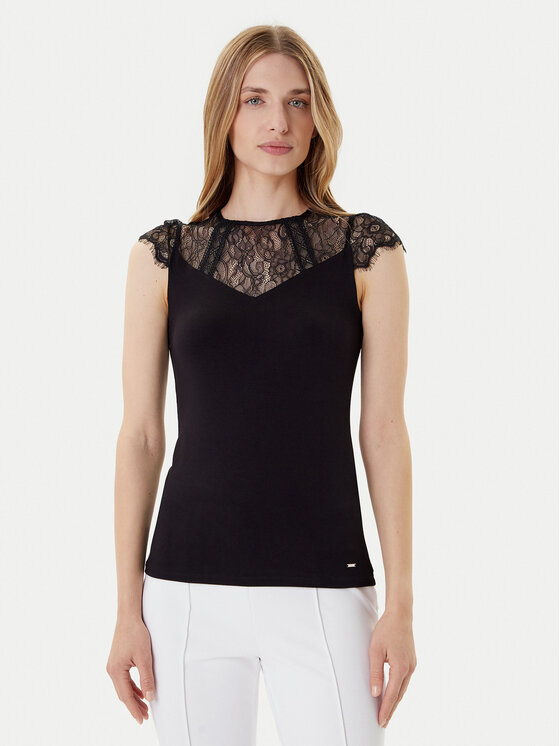

Блузка slim fit 232-DGIULIA Morgan, чёрный