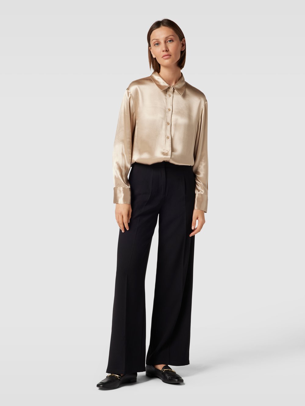 

Брюки широкие модель 'TINNI' Selected Femme, черный