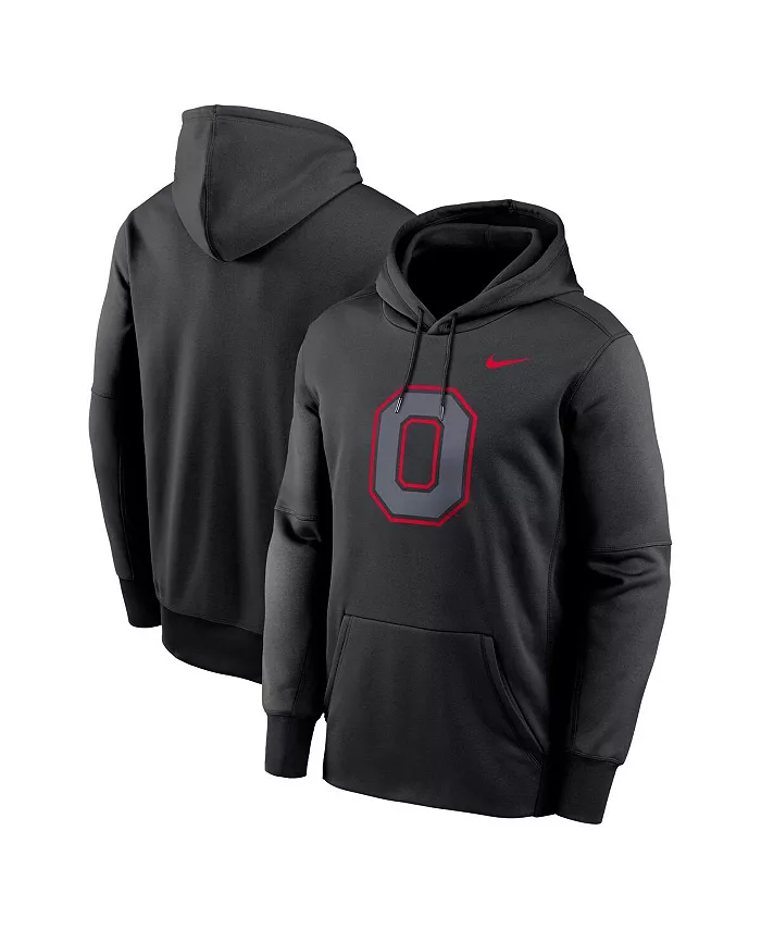 

Мужская толстовка с капюшоном Ohio State Buckeyes Color Pop Performance Fleece, черная Nike