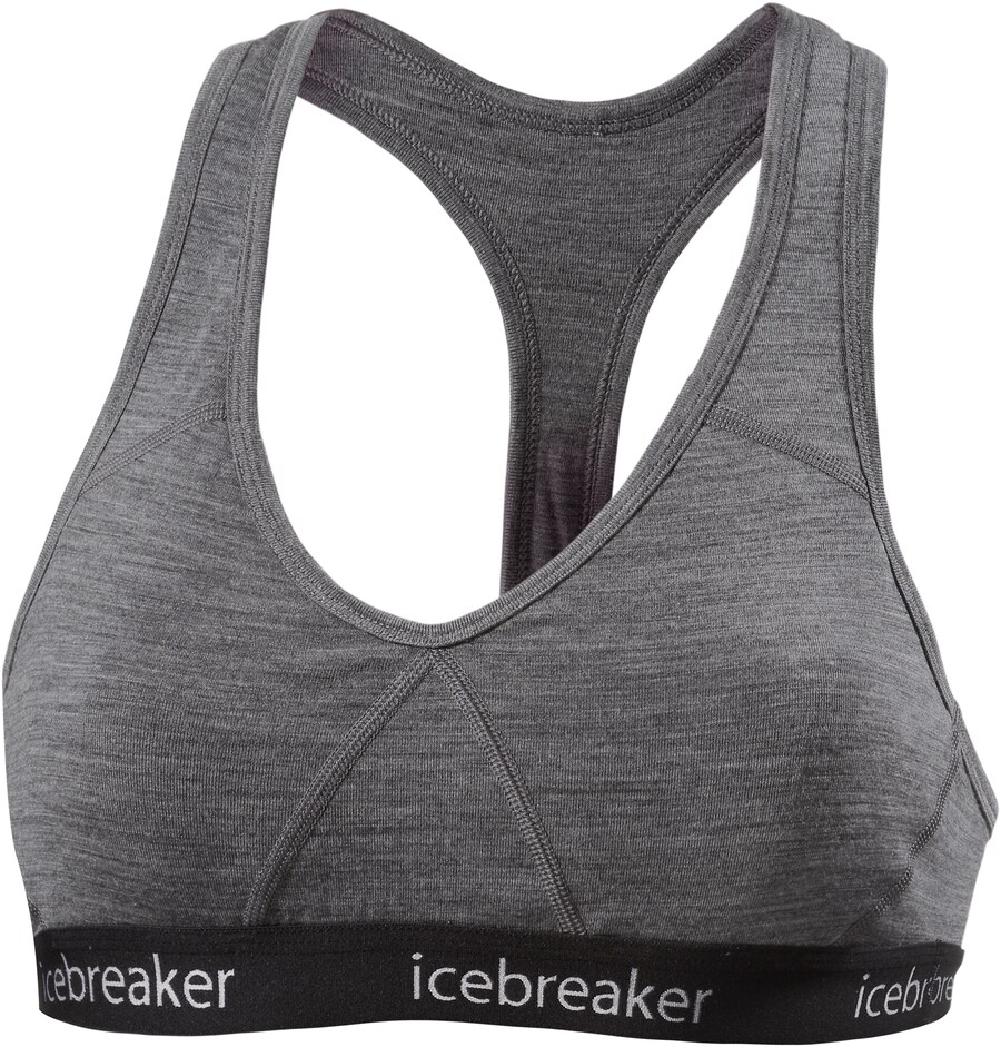 

Бралетт ICEBREAKER Bralette Sports Bra SPRITE, серый