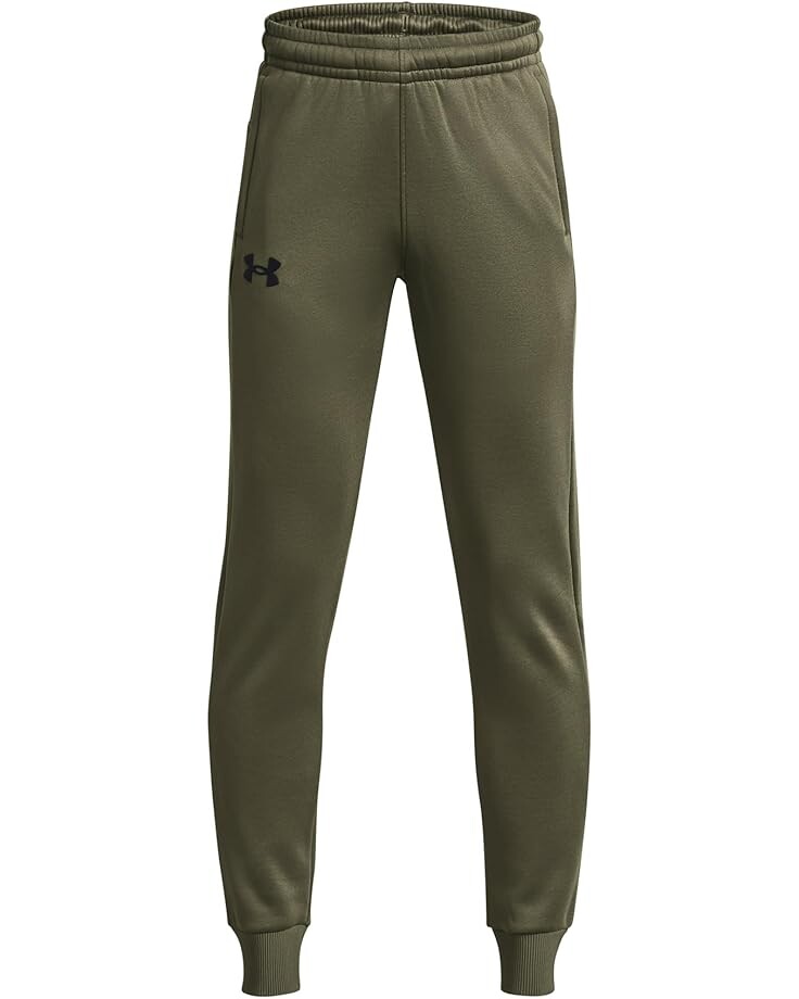 

Брюки Under Armour Kids Fleece Joggers, цвет Marine OD Green/Black