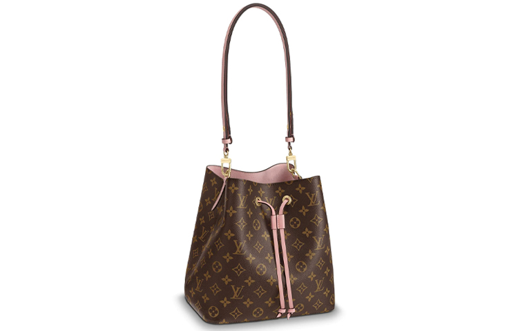 

LOUIS VUITTON Сумка-ведро NOE из кожи с покрытием, через одно плечо, женская, коричневого цвета