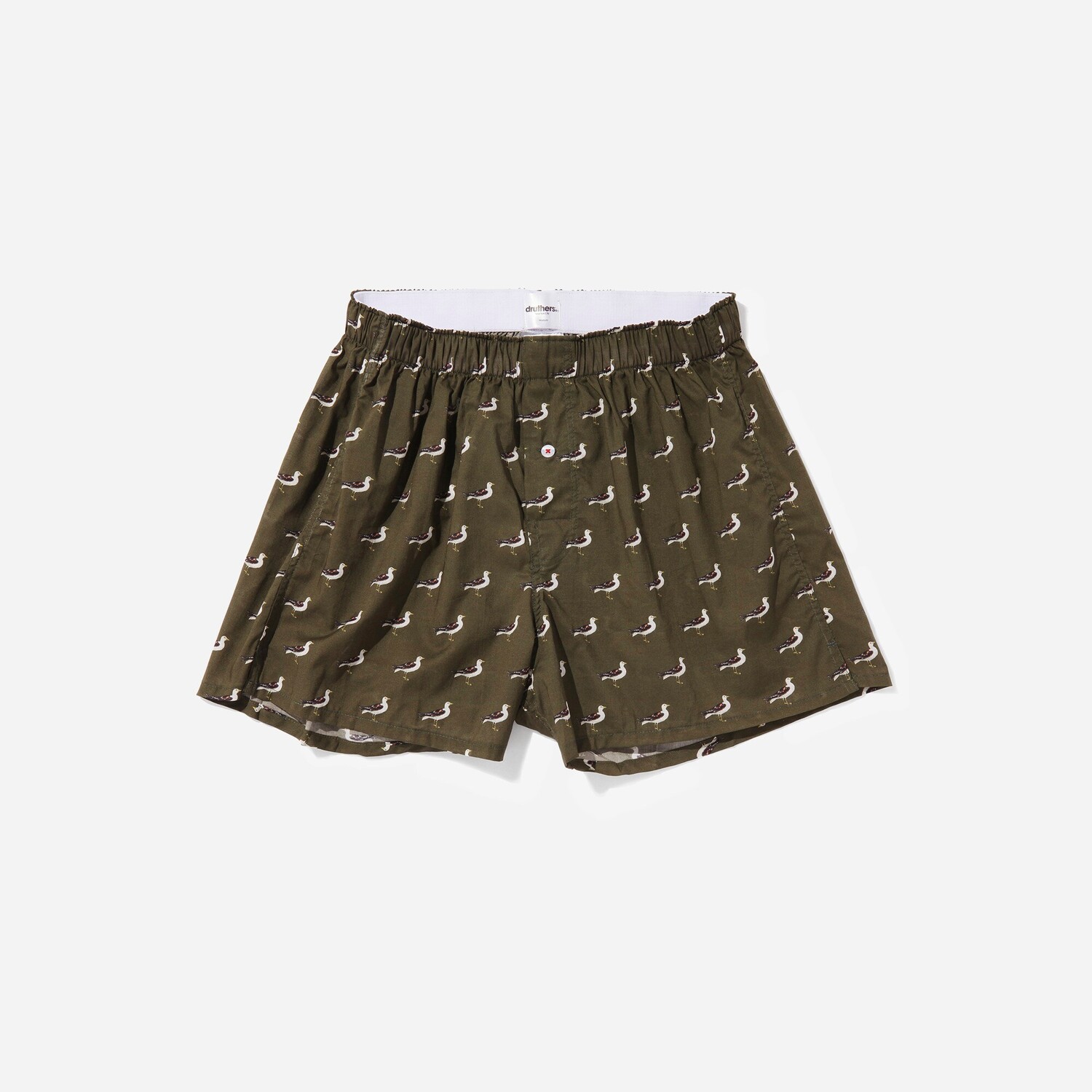 

Боксеры из органического хлопка Druthers J.Crew, зеленый