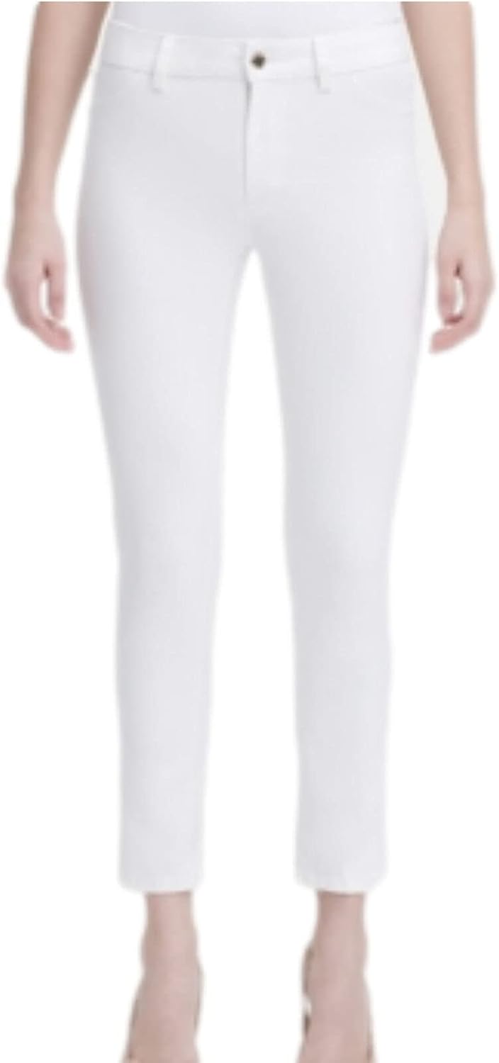 

Женские брюки Calvin Klein Misses из хлопкового твила с четырьмя карманами, Soft White