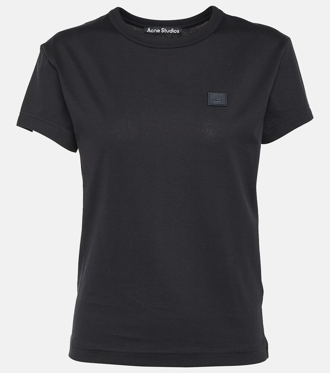 

Футболка emmbar из хлопкового джерси Acne Studios, черный