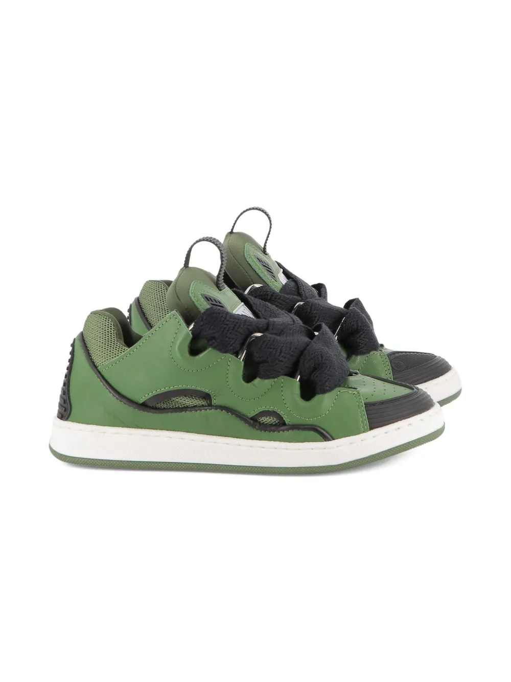 

Кроссовки Curb со вставками Lanvin Enfant, зеленый