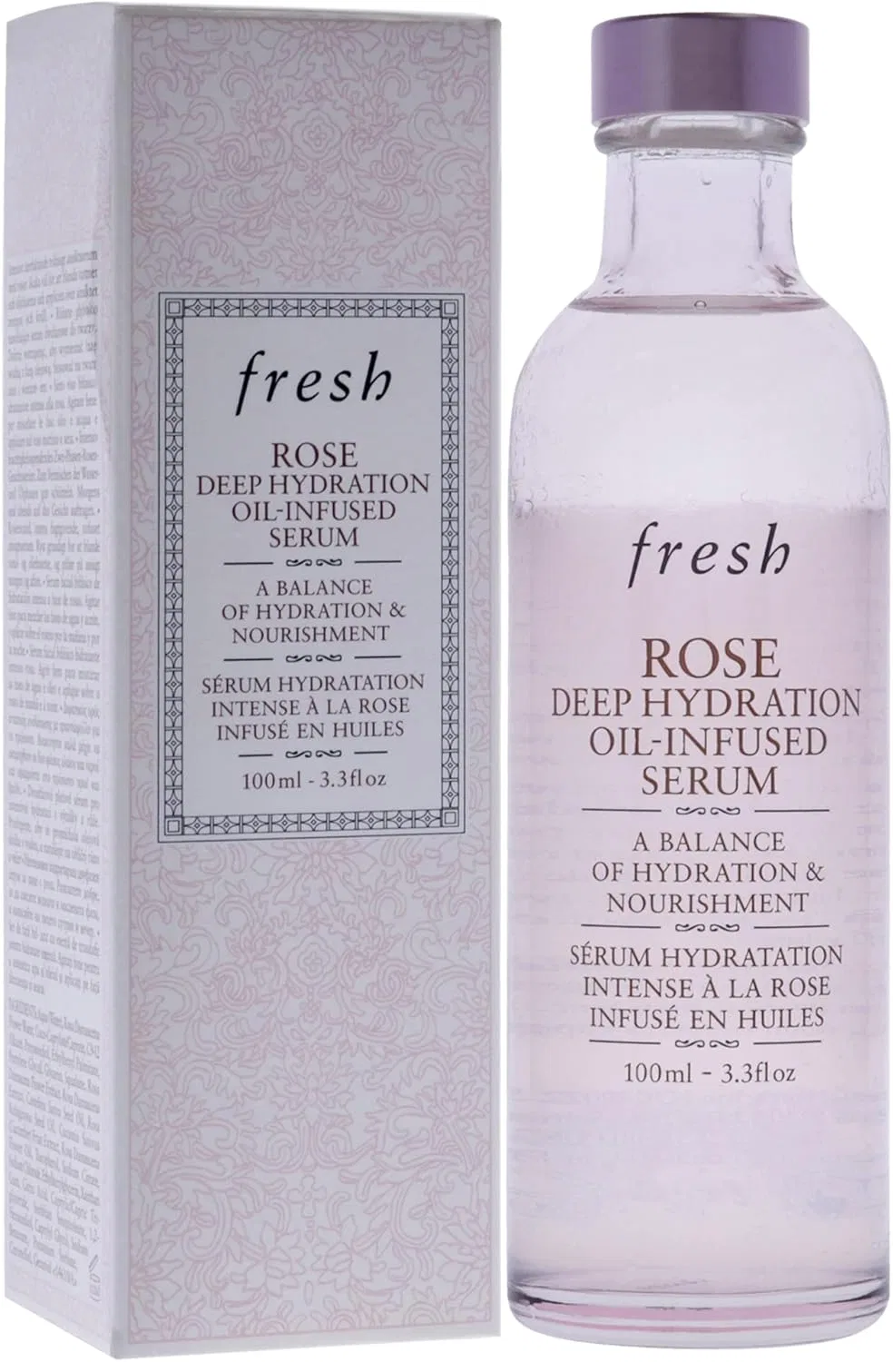 Эссенция Fresh — Для лица увлажняющая Rose Deep Hydration Oil-Infused Serum, 100 мл — фото 3