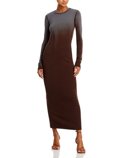 

Платье Verona в рубчик с покрытием Cotton Citizen, цвет Brown