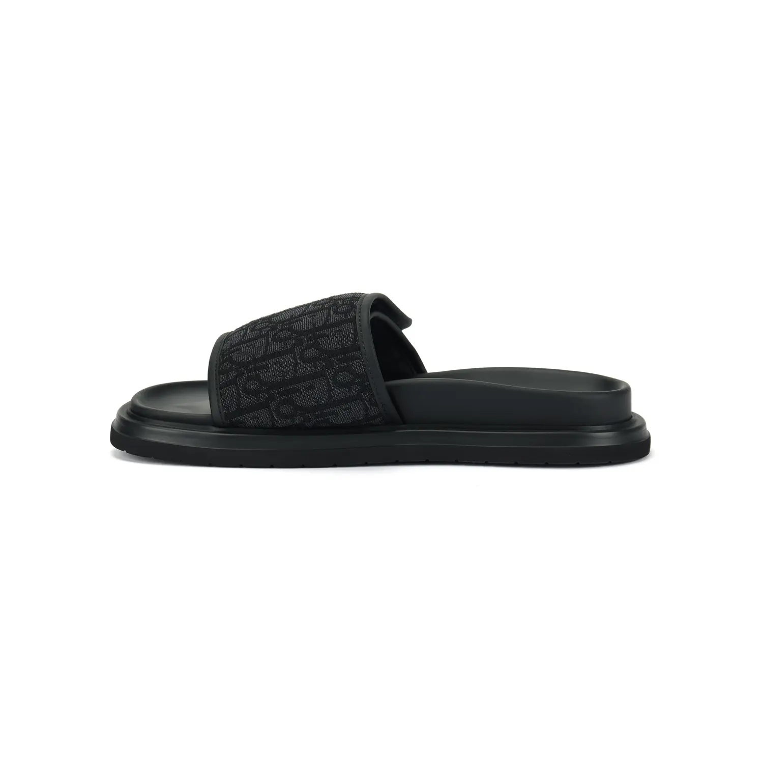 

DIOR Мужские сандалии Aqua Rubber Sole Quiet Slide, черные