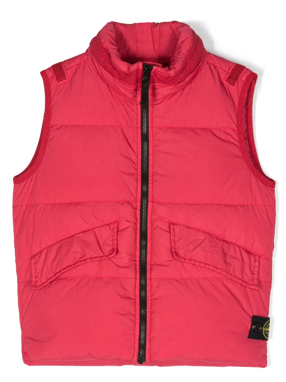 

Стеганый жилет с компасом Stone Island Junior, красный