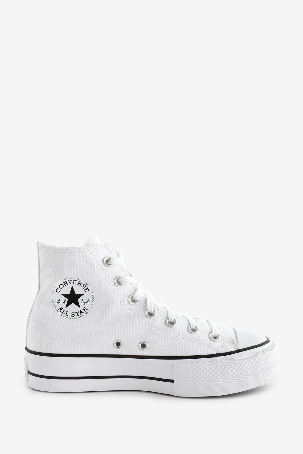 

Широкие кроссовки Chuck Taylor All Star с лифтом Converse, белый