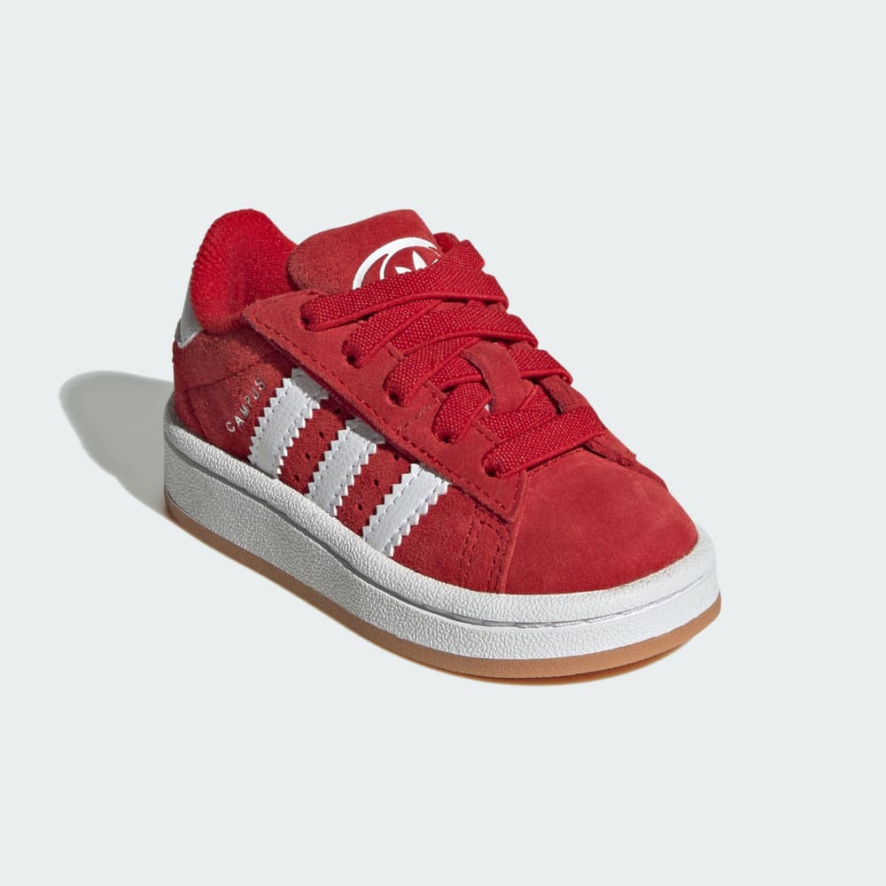 Кроссовки Adidas Campus 00s Comfort Closure Elastic Lace Shoes Kids, цвет Better Scarlet/Cloud White/Better Scarlet — фото 4